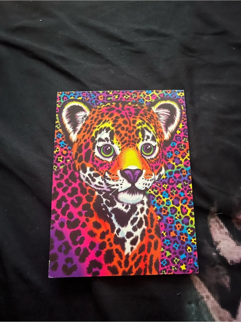 Lisa Frank “Hunter” Neon Leopard Folder & Notepad